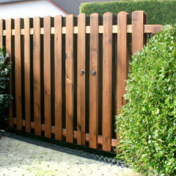 Portillon en Bois Rustique pour un Accueil Chaleureux Saint-Cloud